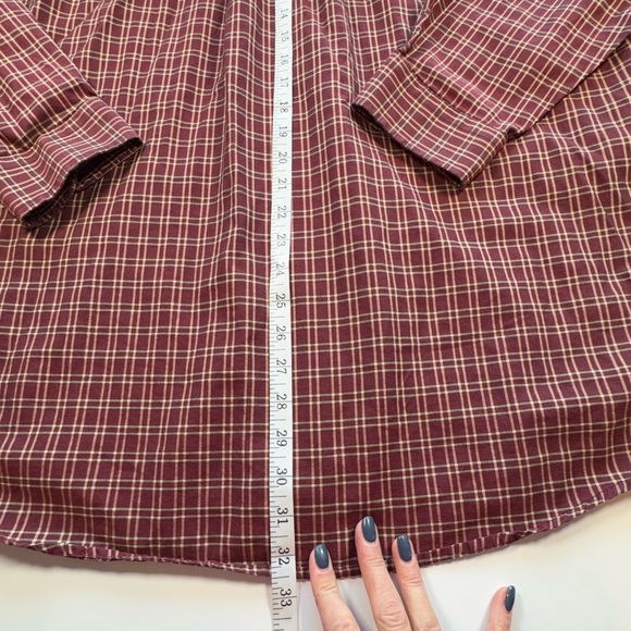 Forsyth of Canada Plaid Button Down Shirt Men’s XL Long Sleeve 100% Cotton 0217 - Picture 7 of 7